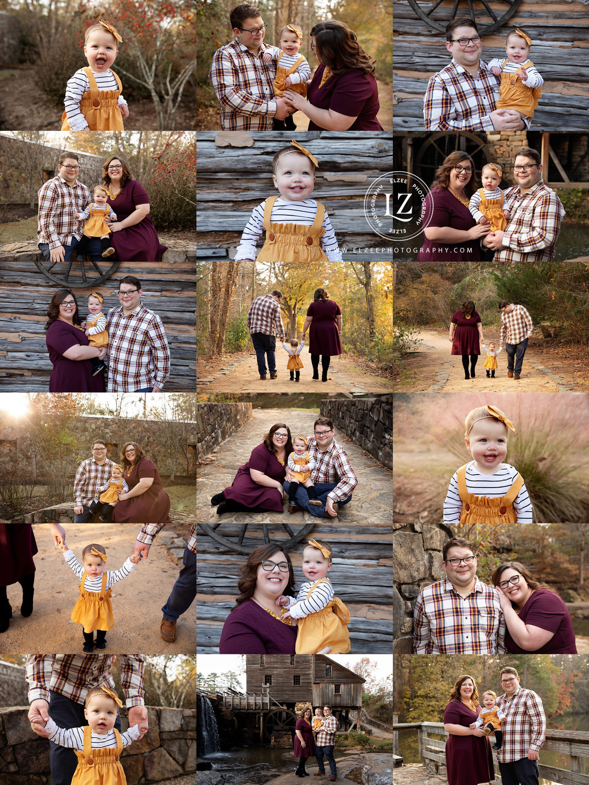 Apex fall family photography 